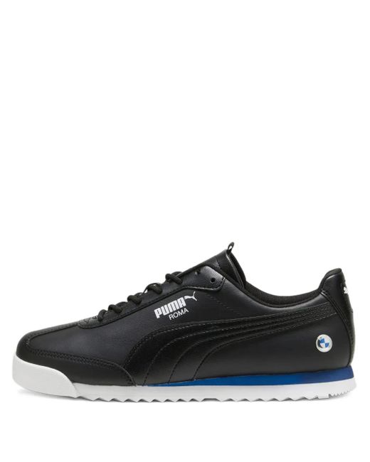 PUMA Black Roma Via Sneakers for men