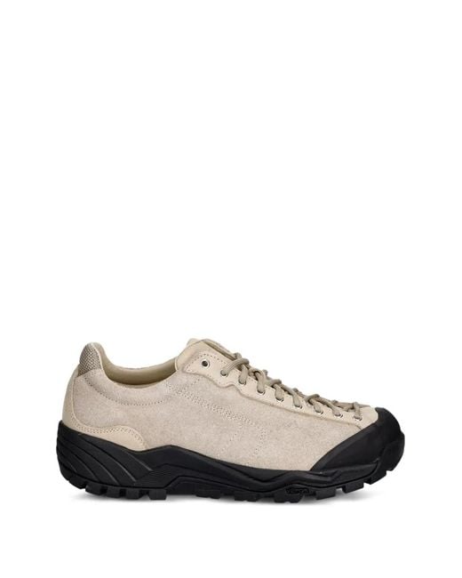 Diemme White Movida Suede Vibram-Sole Sneakers