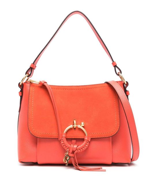 Petit sac à bandoulière Joan en cuir See By Chloé en coloris Red