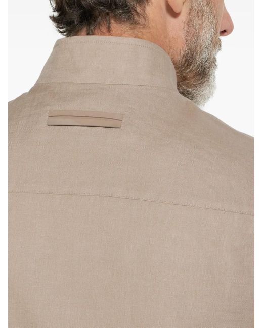 メンズ Zegna Oasi Lino ベスト Natural