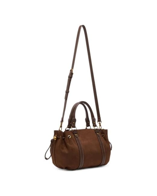Liu Jo Brown Small Drawstring Bag