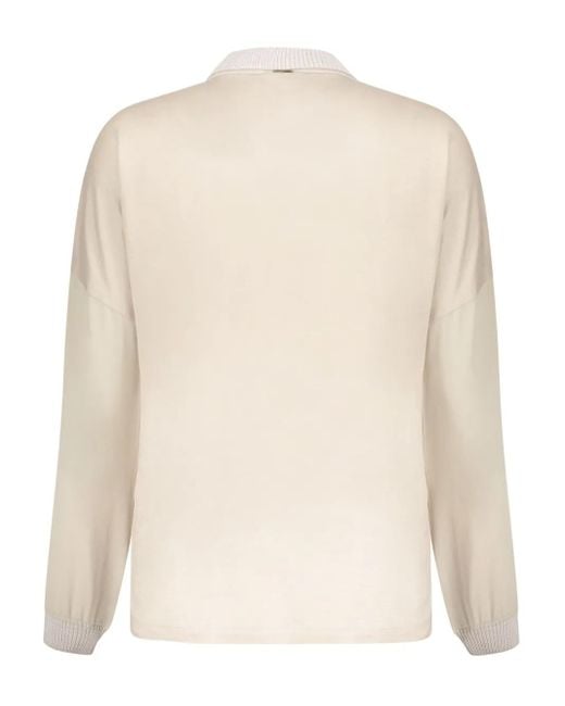 Herno Natural Crew-Neck Blouse