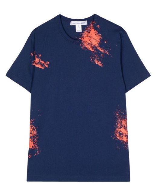 Comme des Garçons T-shirt Met Print in het Blue voor heren