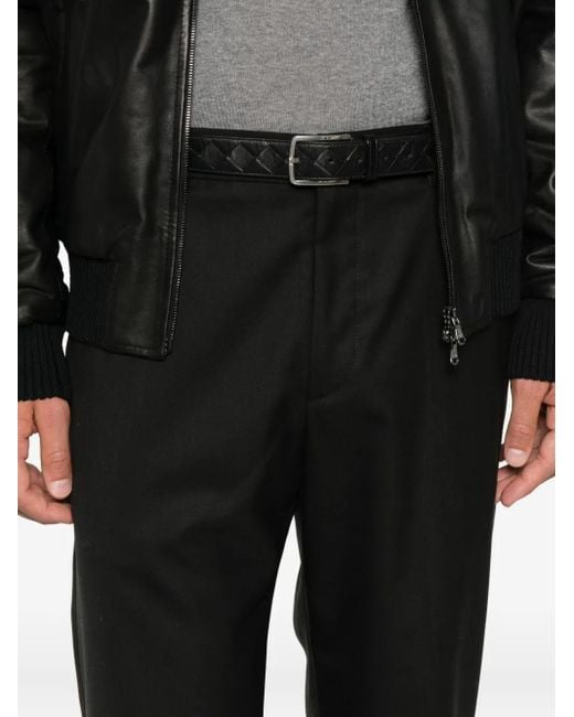 Tagliatore Broek Met Elastische Tailleband in het Black voor heren