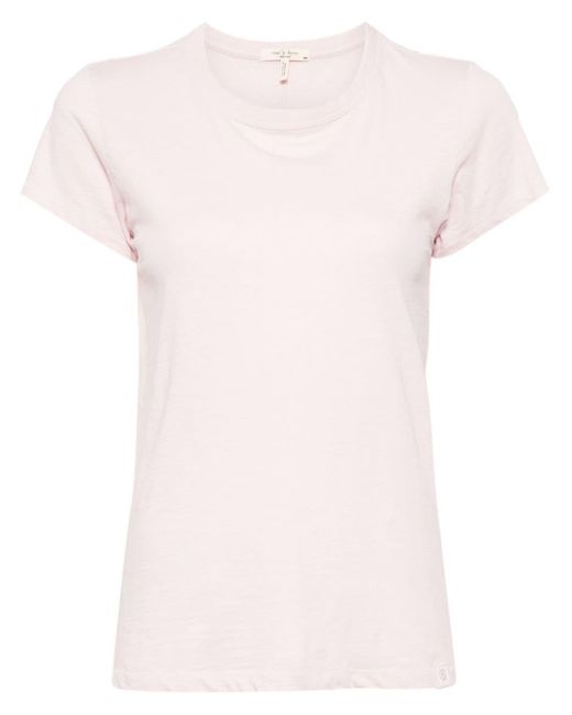 T-shirt The Slub en coton biologique Rag & Bone en coloris Pink