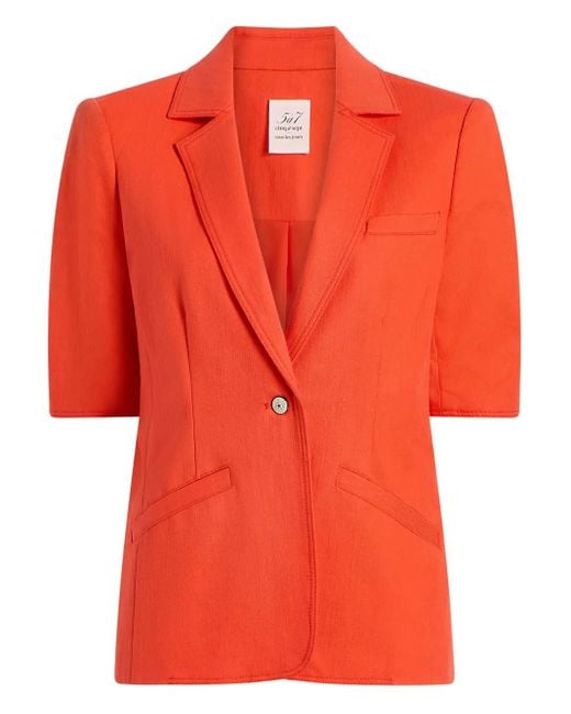 Cinq À Sept Khloe Blazer in het Orange