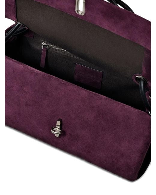 Marc Jacobs Purple Large The Dual Shoulder Bag