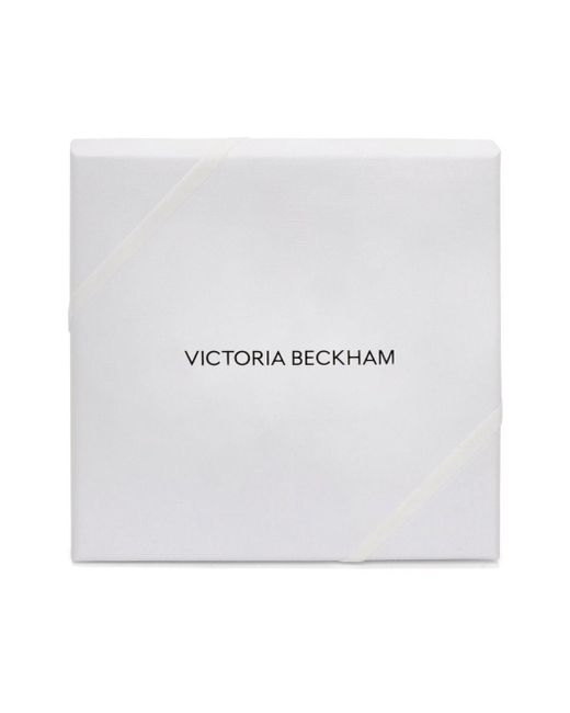 Victoria Beckham Black Vb Monogram Lace Tights