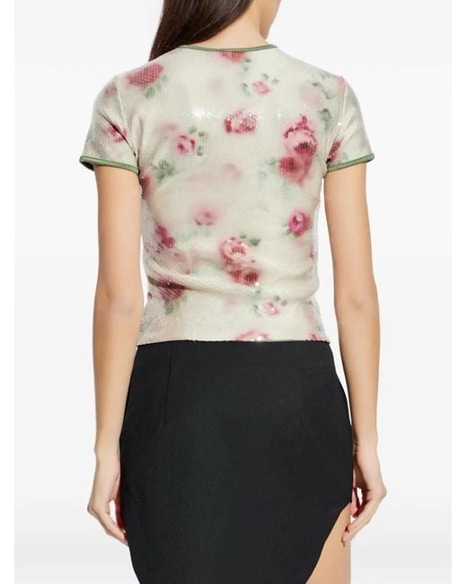 DIESEL White T-Unkel Floral T-Shirt