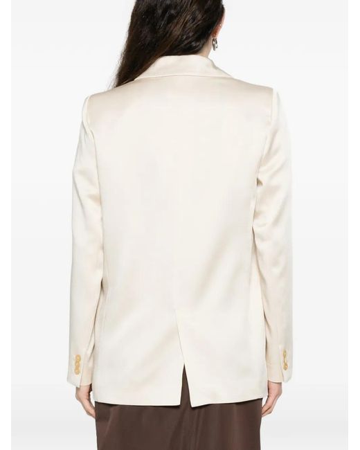 Forte_forte White Single-Breasted Blazer