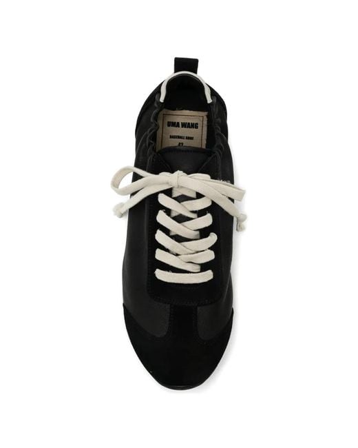 Uma Wang Black Baseball Sneakers for men