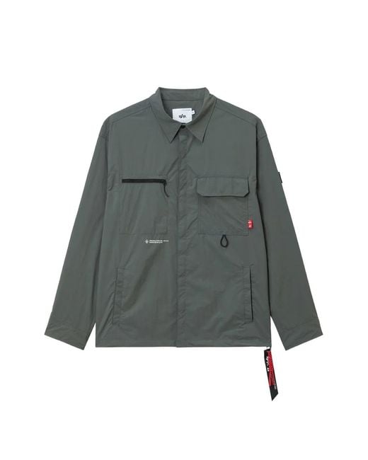 Izzue Green Zip Pocket Jacket for men