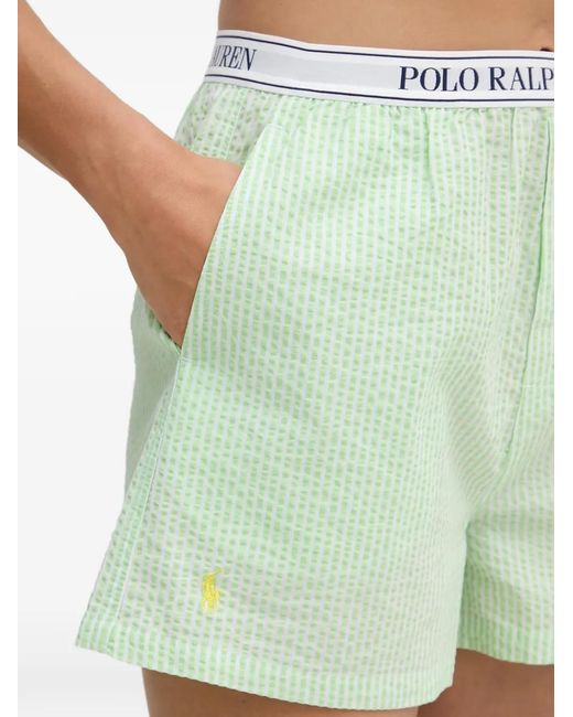Polo Ralph Lauren Green Gingham Seersucker Pajama Bottom