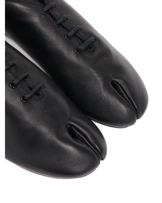 Maison Margiela Gray Tabi Jazz Lace Up Shoes