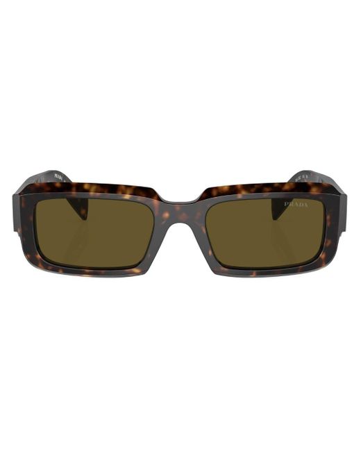 Prada Brown Symbole Square-frame Sunglasses for men