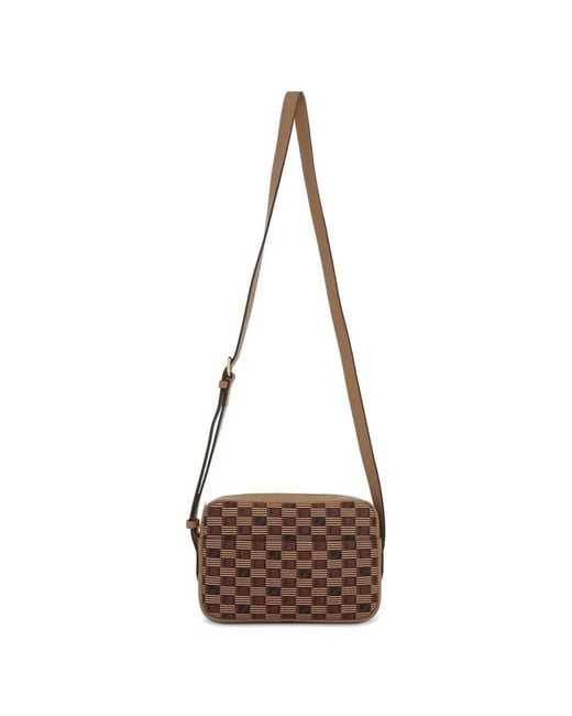 Moreau Brown Savoie 24 Pm Monogram-Pattern Shoulder Bag