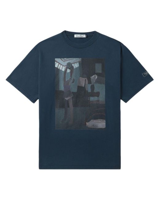 Undercover Blue X Helen Verhoeven Cotton T-shirt for men