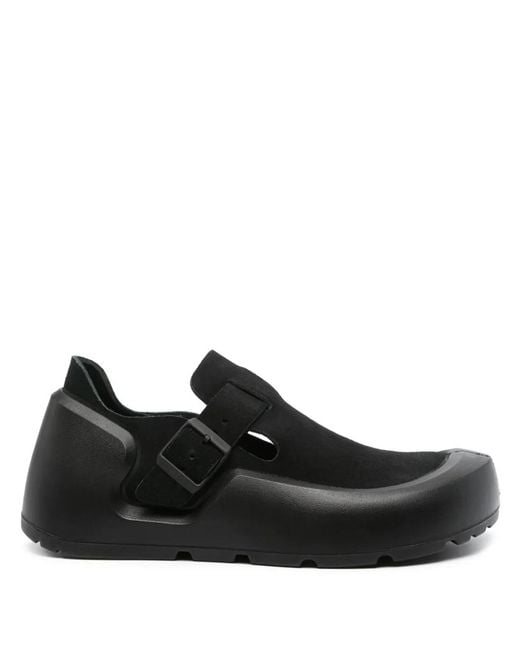 Birkenstock Black Logo-Debossed Trainers