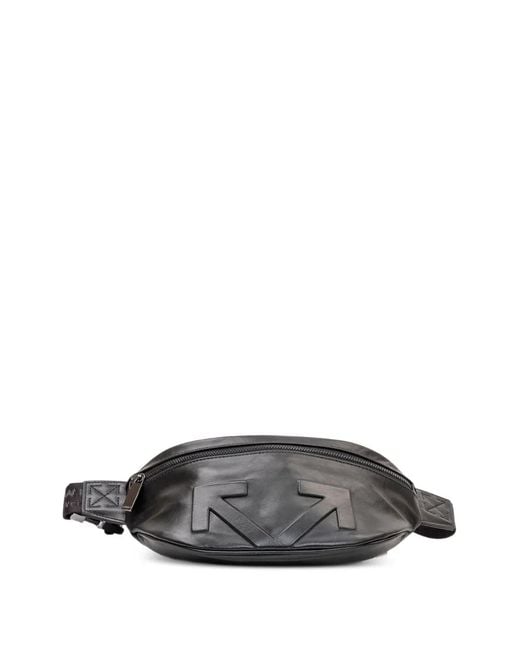 Off-White c/o Virgil Abloh Gray Arrows Heritage Belt Bag for men