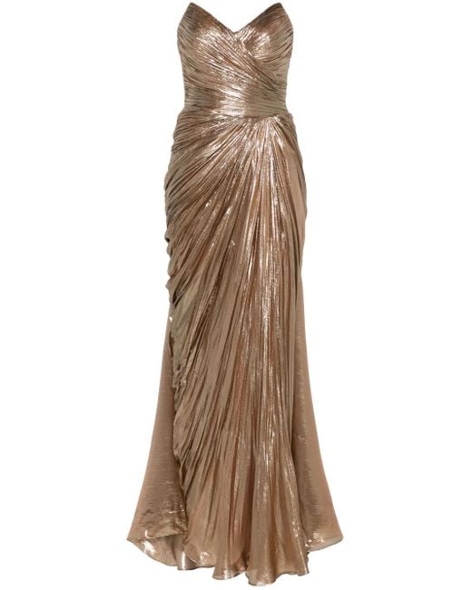 IRIS SERBAN Natural Linda Maxi Dress