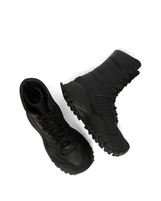 Willy Chavarria Black X Adidas Forum Mid Boots for men