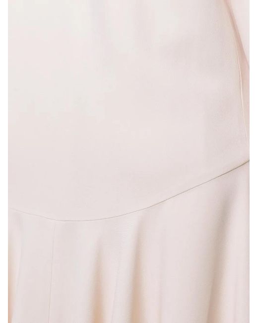 Chloé White Flared Hem Loose Midi Dress