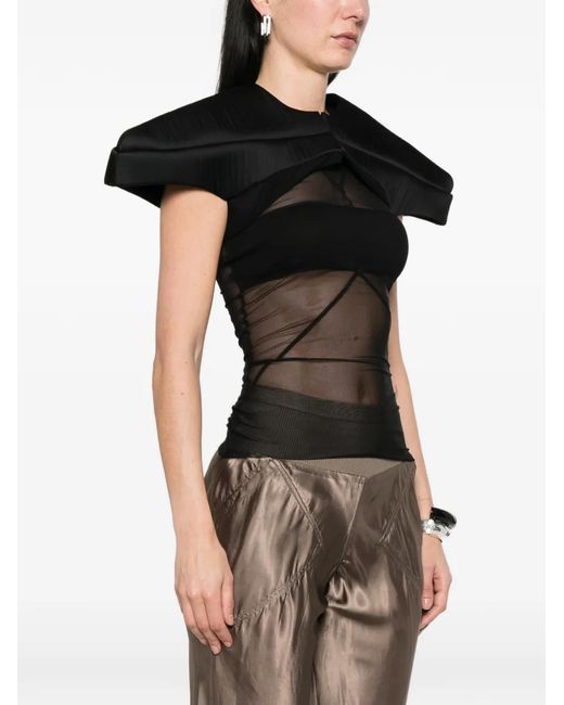 Rick Owens Black Soft Fender Jacket