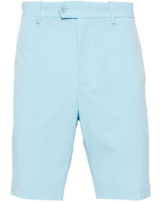 J.Lindeberg Blue Vent Tight Bermuda Shorts for men