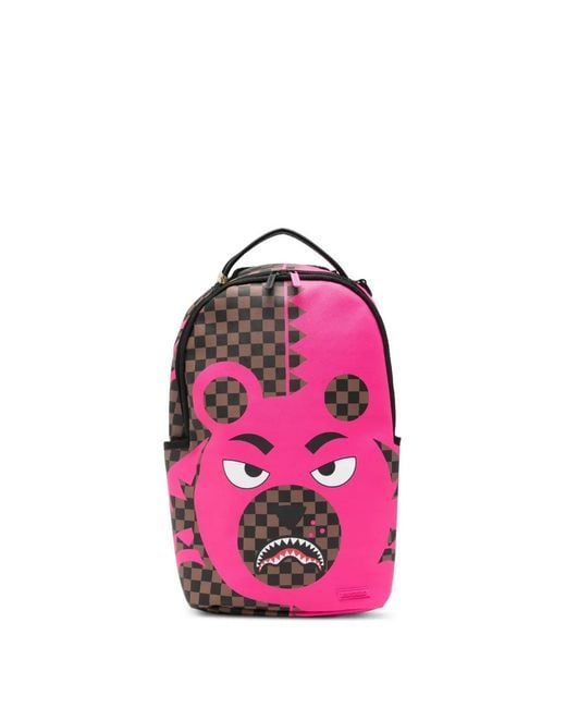 Sprayground Pink Gumdrop-Design Backpack