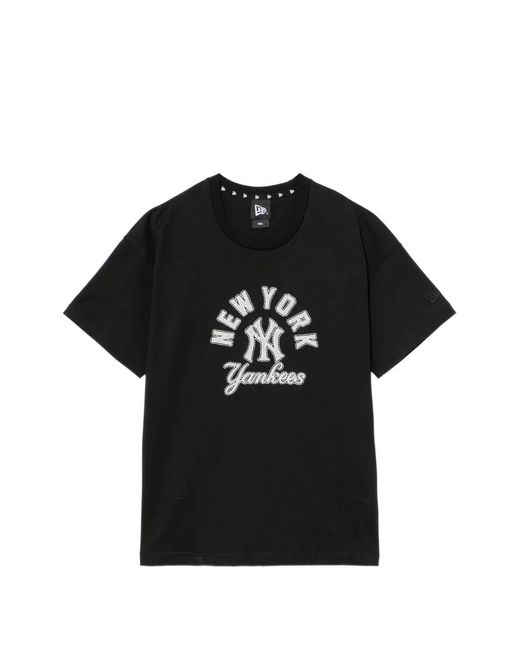 KTZ Black Embroidered T-Shirt