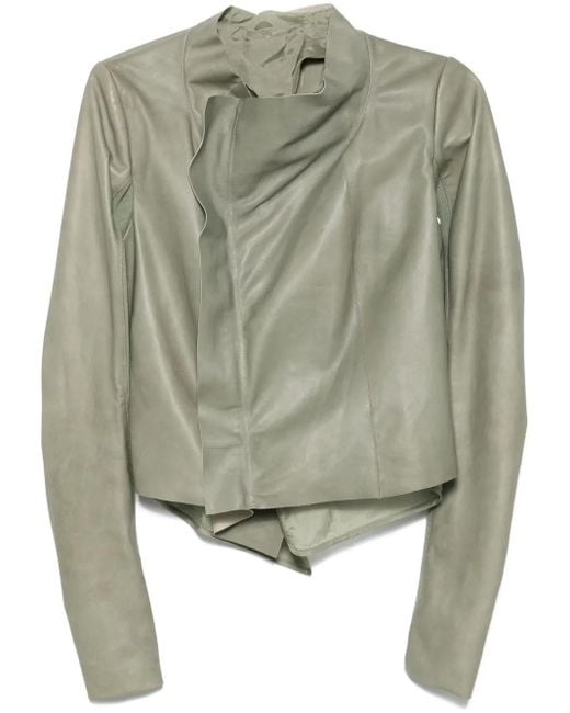 Rick Owens ライダースジャケット Green