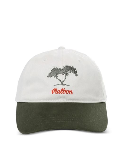 Malbon Golf Gray Torrey Pines Cap for men