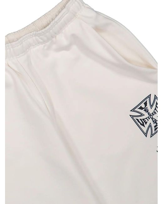 Vetements White Logo Track Pants for men