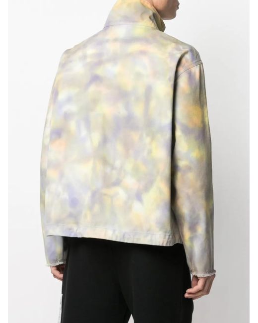 MSGM Sweatshirt Mit Batikmuster in Gray für Herren