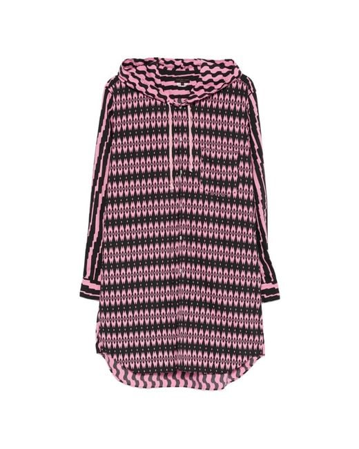 Comme des Garçons Red Chemise Imprimée À Capuche for men