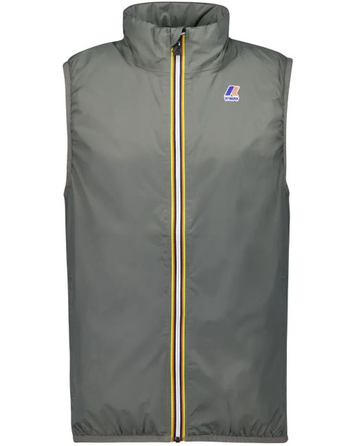 K-Way Gray Le Vrai 3.0 Rouland Warm Gilet for men