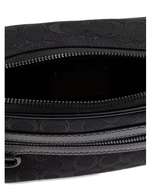 COACH Black Theo Camera Bag for men