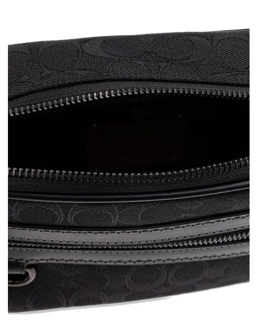 COACH Black Theo Camera Bag for men