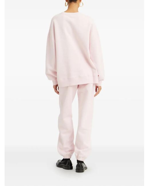 ROTATE BIRGER CHRISTENSEN Pink Elasticated Track Pants