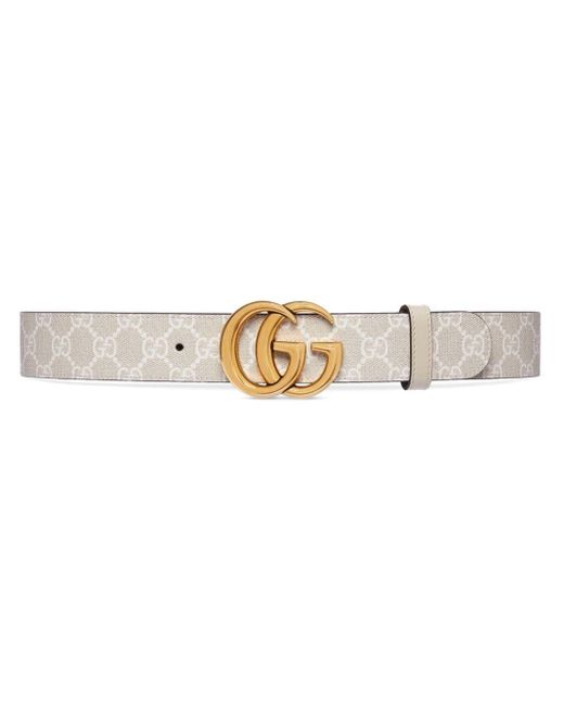 Gucci Metallic Double G Reversible Belt