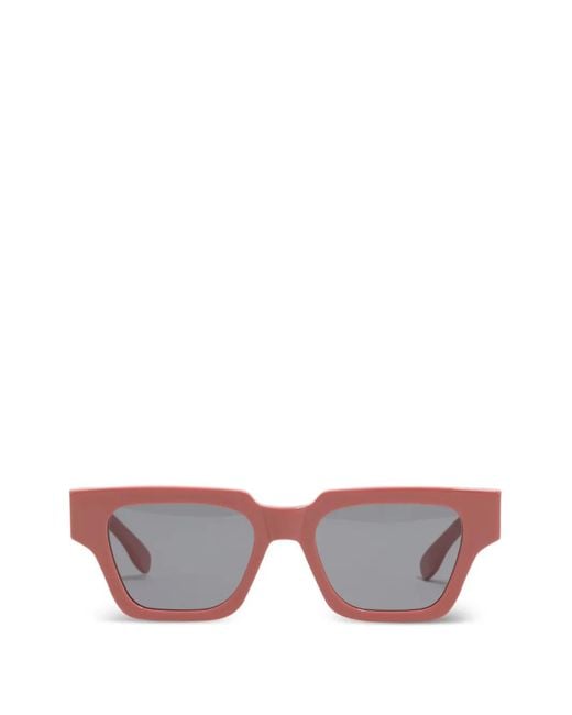 Bimba Y Lola Pink Geometric-Frame Sunglasses
