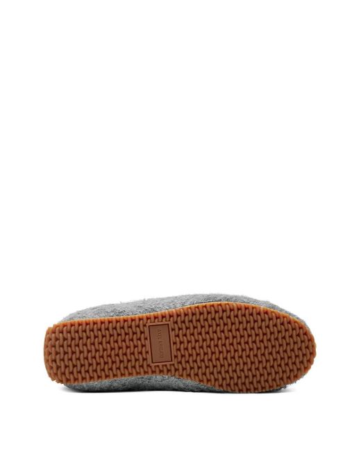 Axel Arigato Gray Lace-Up Shaggy Suede Sneakers