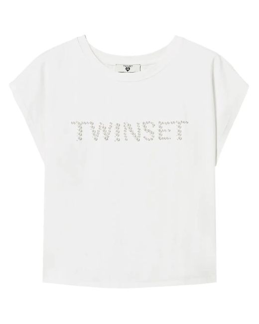 Twinset ロゴ Tシャツ White