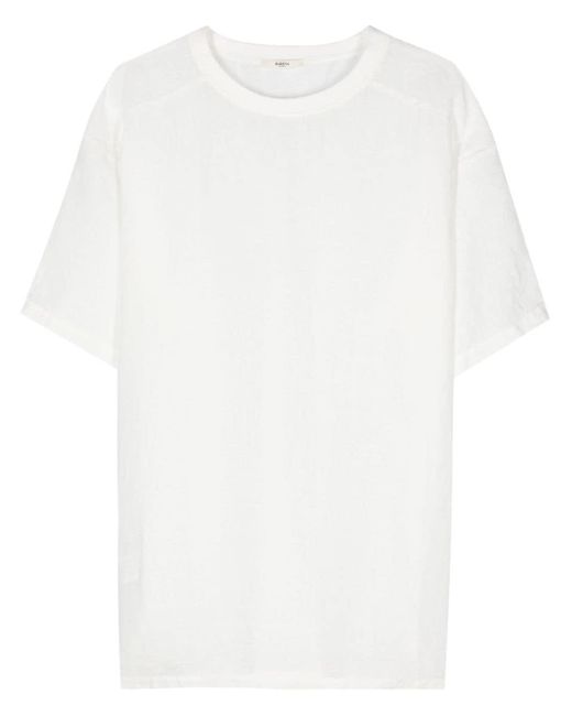 Barena Linnen T-shirt in het White
