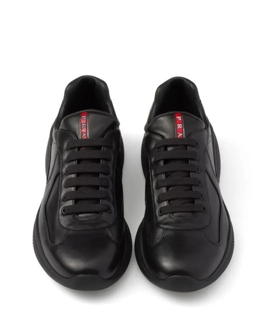 Prada Black Baskets Americas's Cup for men