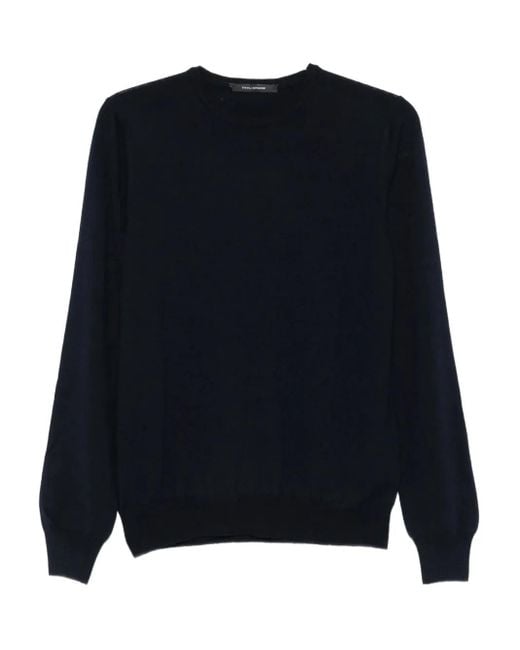 Tagliatore Blue Marley Sweater for men