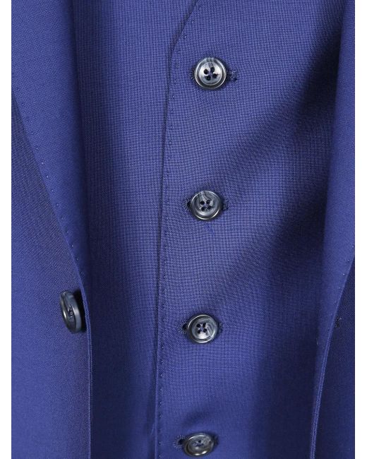 Tagliatore Blue Single-Breasted Suit for men