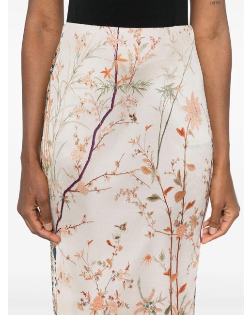 Pierre Louis Mascia Febo Maxi Skirt Natural
