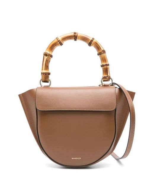 Wandler Brown Mini Hortensia Cross Body Bag