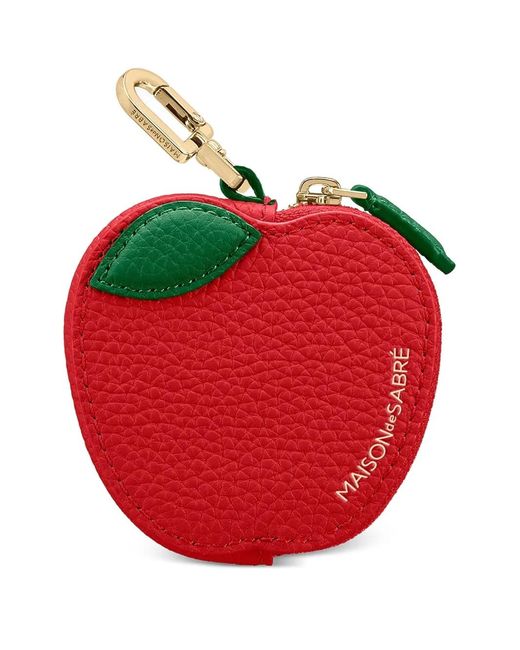 Maison De Sabre Red The Sabrémoji Fruit Coin Purse